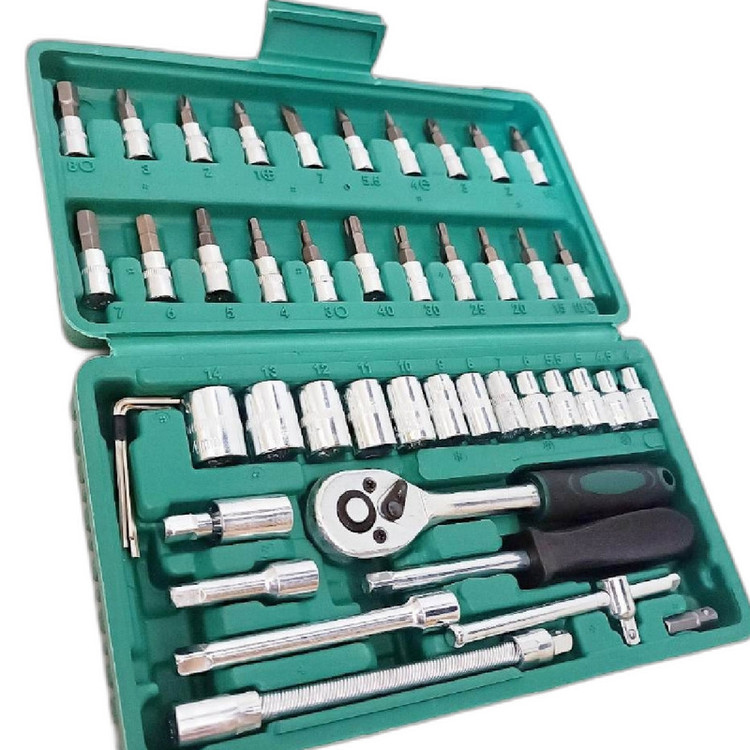 آچار بکس کد s113 مجموعه 46 عددی فولاد کروم وانادیوم اصلی