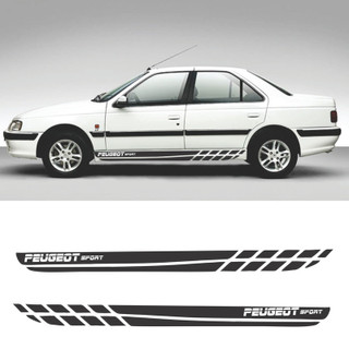 برچسب بدنه خودرو طرح PEUGEOT SPORT کد P01 بسته ۲ عددی کیفیت درجه یک