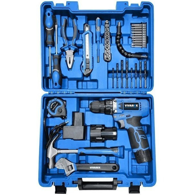پیچ گوشتی شارژی 12 ولت ویوارکس مدل VR1240-CDK مجموعه 40 عددی پک پلمپ اصلی کیفیت صنعتی اورجینال